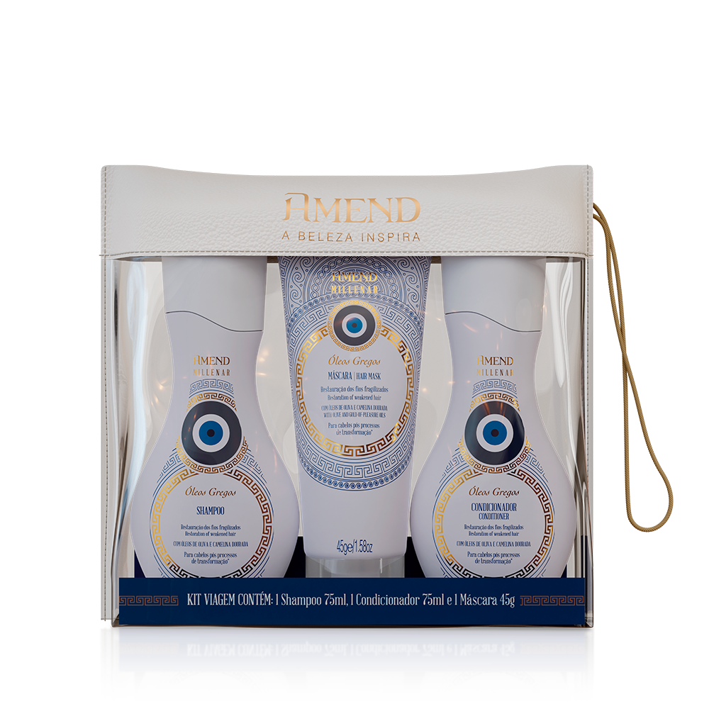 KIT PROMOCIONAL NECESSARIE COM MINIATURA AMEND MILLENAR OLEOS GREGOS
